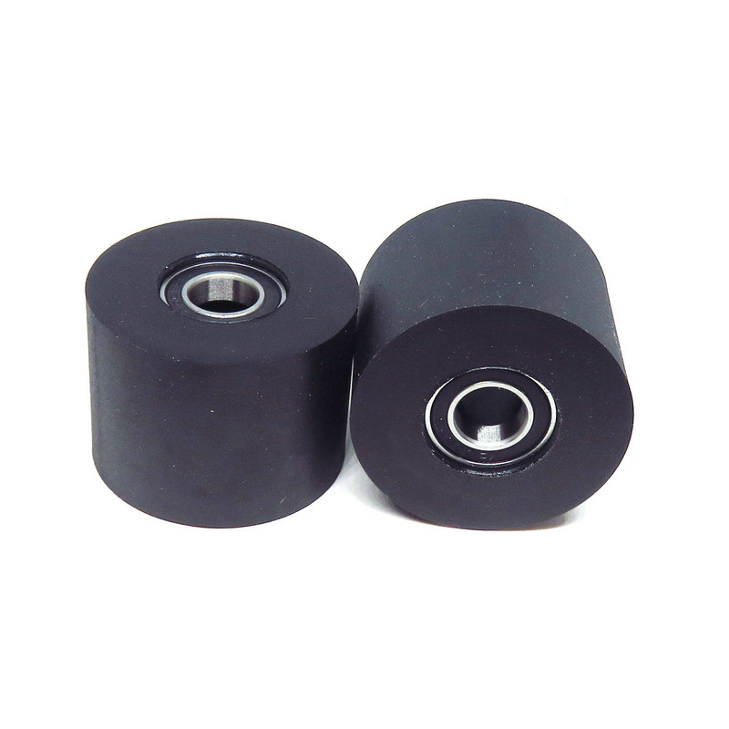 PUT680040-30 Soft Polyurethane Rollers 10x40x30mm with double bearing 6800-2RS